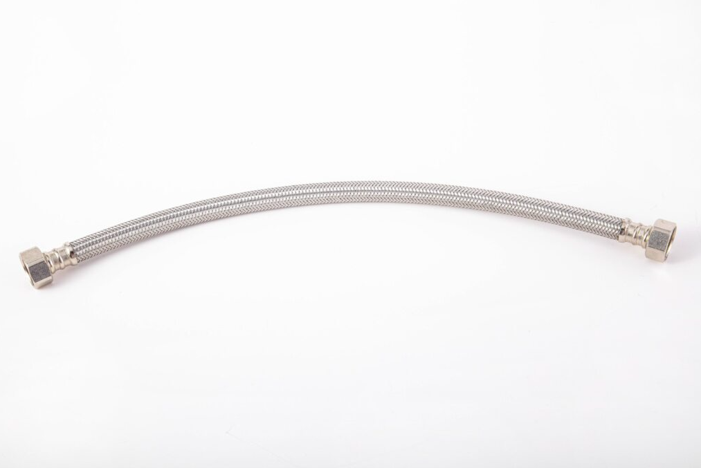 3/8"CMP X 1/2"FIP X20"SS LAV BRDD SPLY