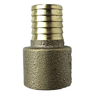 1-1/2" X 1-1/2", Insert X Fpt, Lead-free, Cast Bronze, Round, Straight, Female Insert Adapter