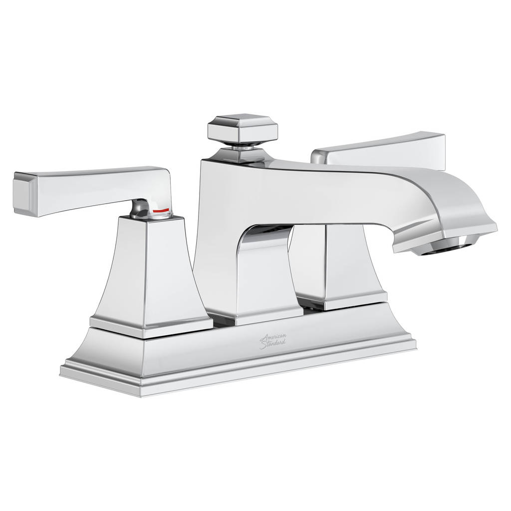 American Standard Town Square S Centerset Faucet with Red/Blue Indicators Less Drain and Hole 2297545