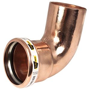 Apollo 4" Copper Press 90 Street Elbow 1040436