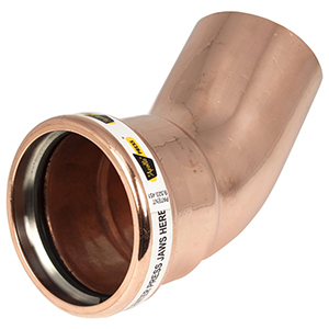 Apollo 4" Copper Press 45 Elbow 1040443