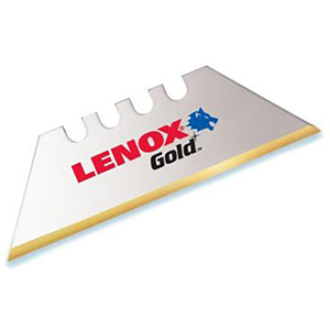 Lenox Titanium Coated, Bi-metal, Round Point, Utility Knife Blade (5 Per Pack) 760595