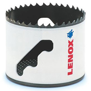 Lenox Hole Saw, Bi-Metal Tooth Material, 3" Diameter with Speed Slot 463