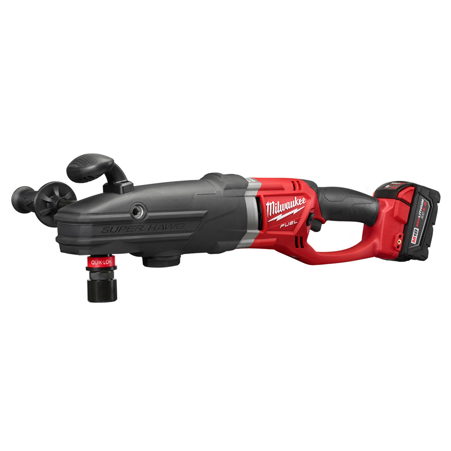 Milwaukee M18 Fuel™ Super Hawg™ Right Angle Drill Kit With Quik-lok™ 1866988
