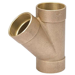 Mueller Streamline 3" Bronze 45 Wye 331735