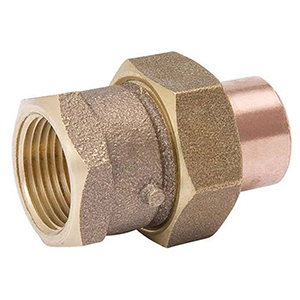 Mueller Streamline 1/2" Bronze Union 1491408