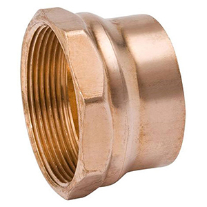 Mueller Streamline 1 1/2" Wrot Copper Female Adapter 24864