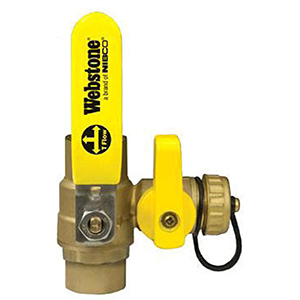Webstone 3/4" Brass Full Port Ball Valve 1878593