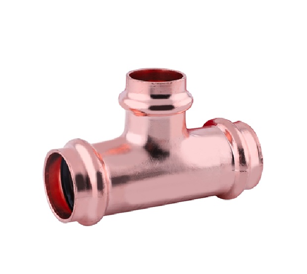 1-1/2"X1-1/2"X3/4" PP COP RED TEE